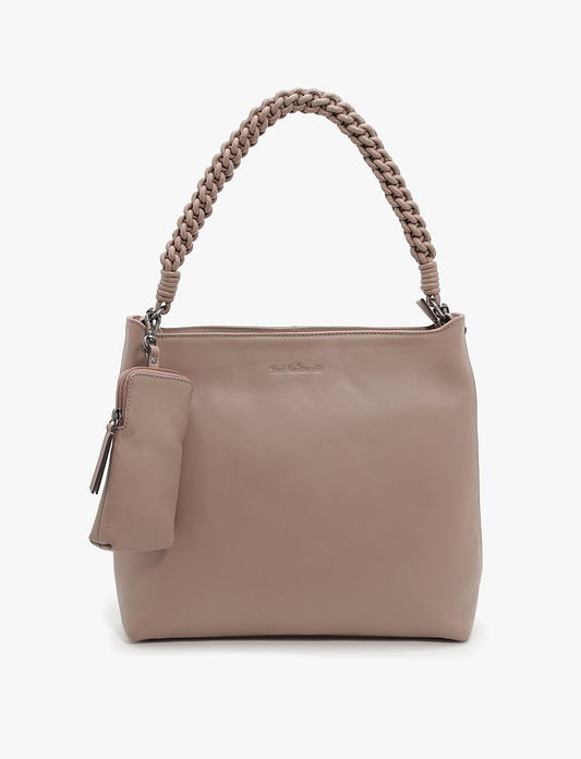 Yael Keidar Leather Side Bag 38766 - תיק צד עור יעל קידר טאן לנשים