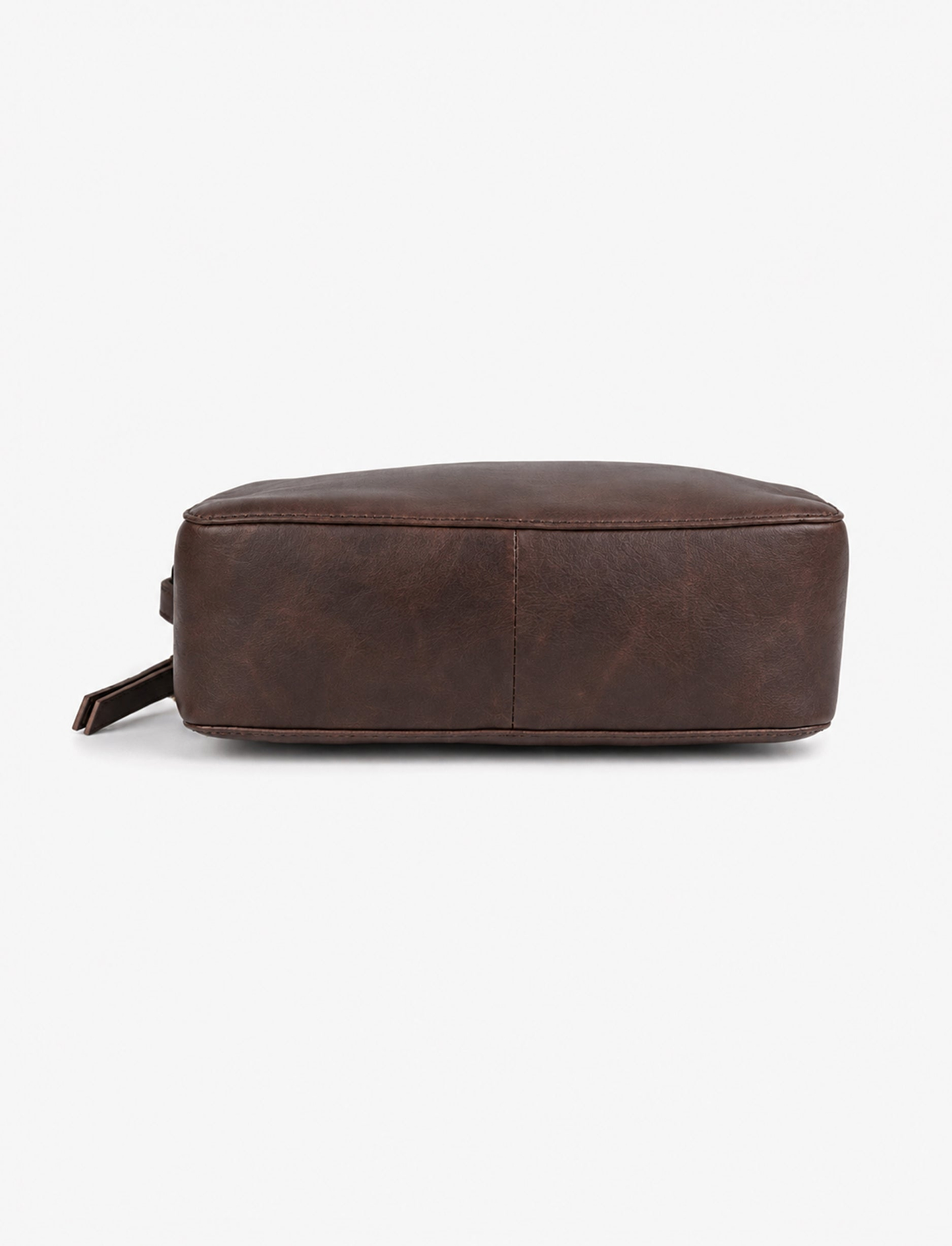 Yael Keidar Leather Side Bag 38767 - תיק צד עור יעל קידר חום כהה לנשים