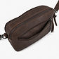 Yael Keidar Leather Side Bag 38767 - תיק צד עור יעל קידר חום כהה לנשים