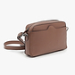 Yael Keidar Leather Side Bag 38768 - תיק צד עור יעל קידר חום כהה לנשים