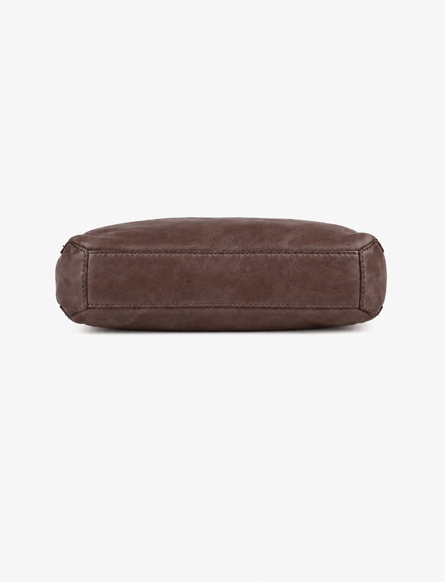 Yael Keidar Leather Side Bag 38768 - תיק צד עור יעל קידר חום כהה לנשים