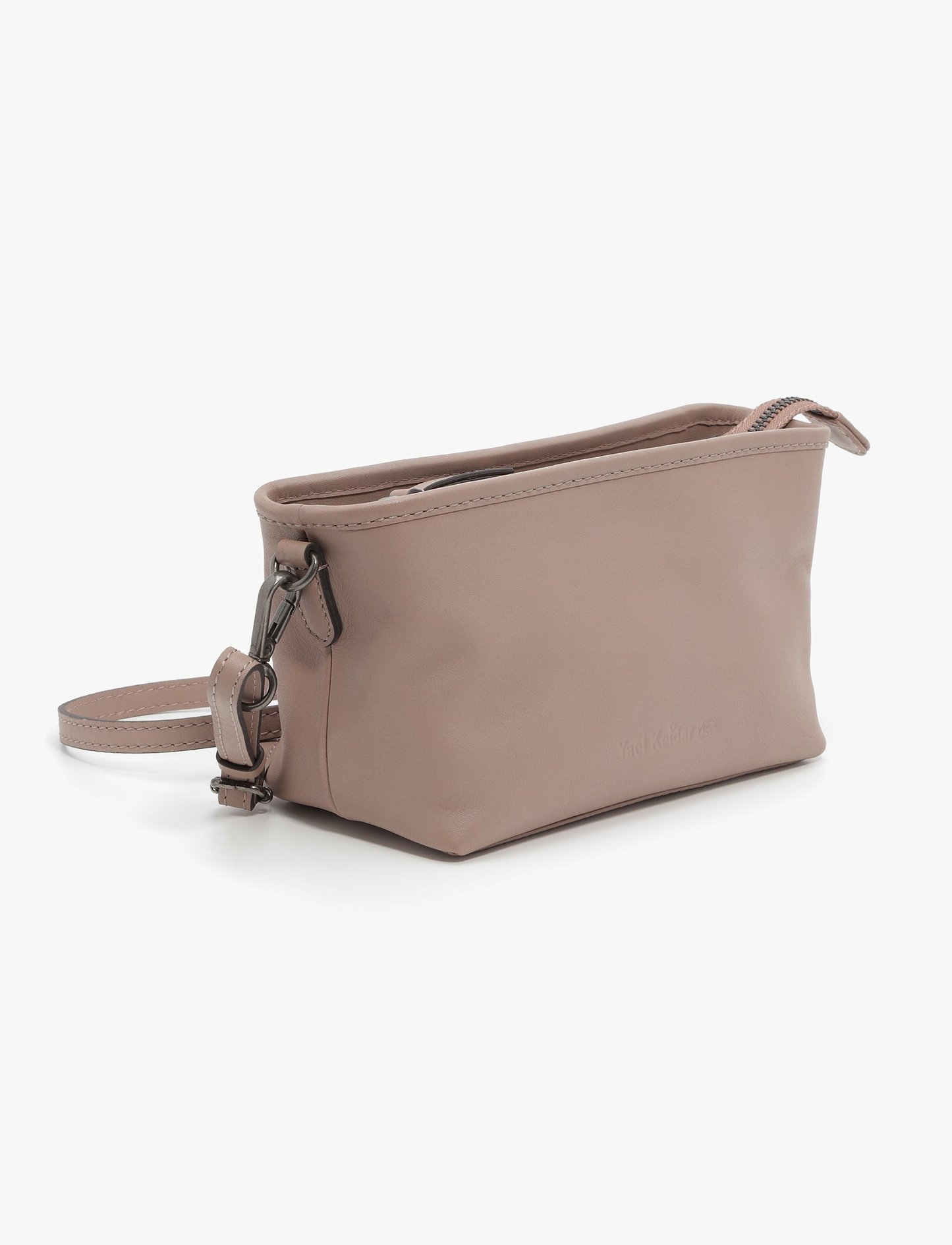 Yael Keidar Leather Side Bag 38775 - תיק צד עור יעל קידר טאן לנשים