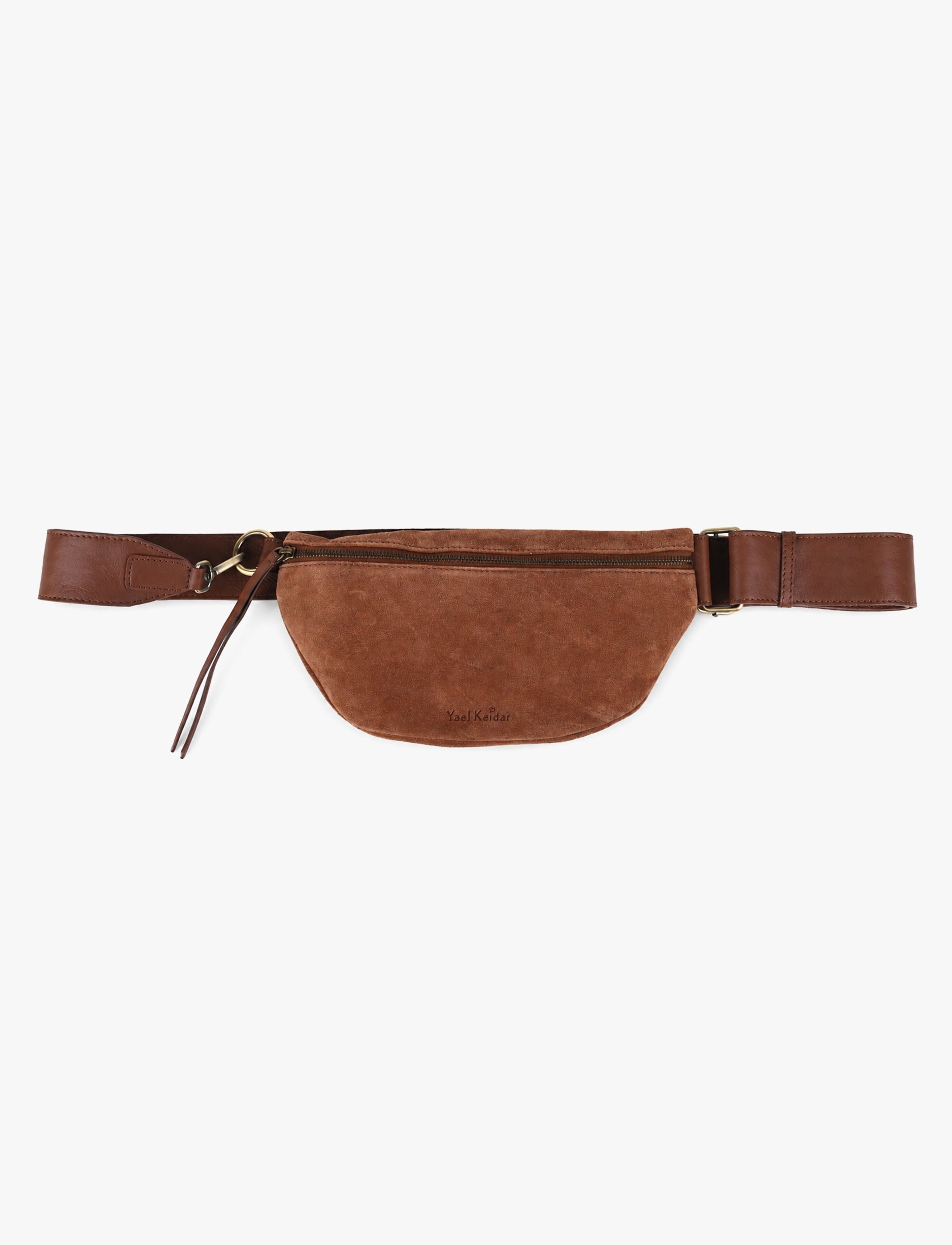 Yael Keidar Suede Waist Bag - פאוץ' מעור יעל קידר לנשים