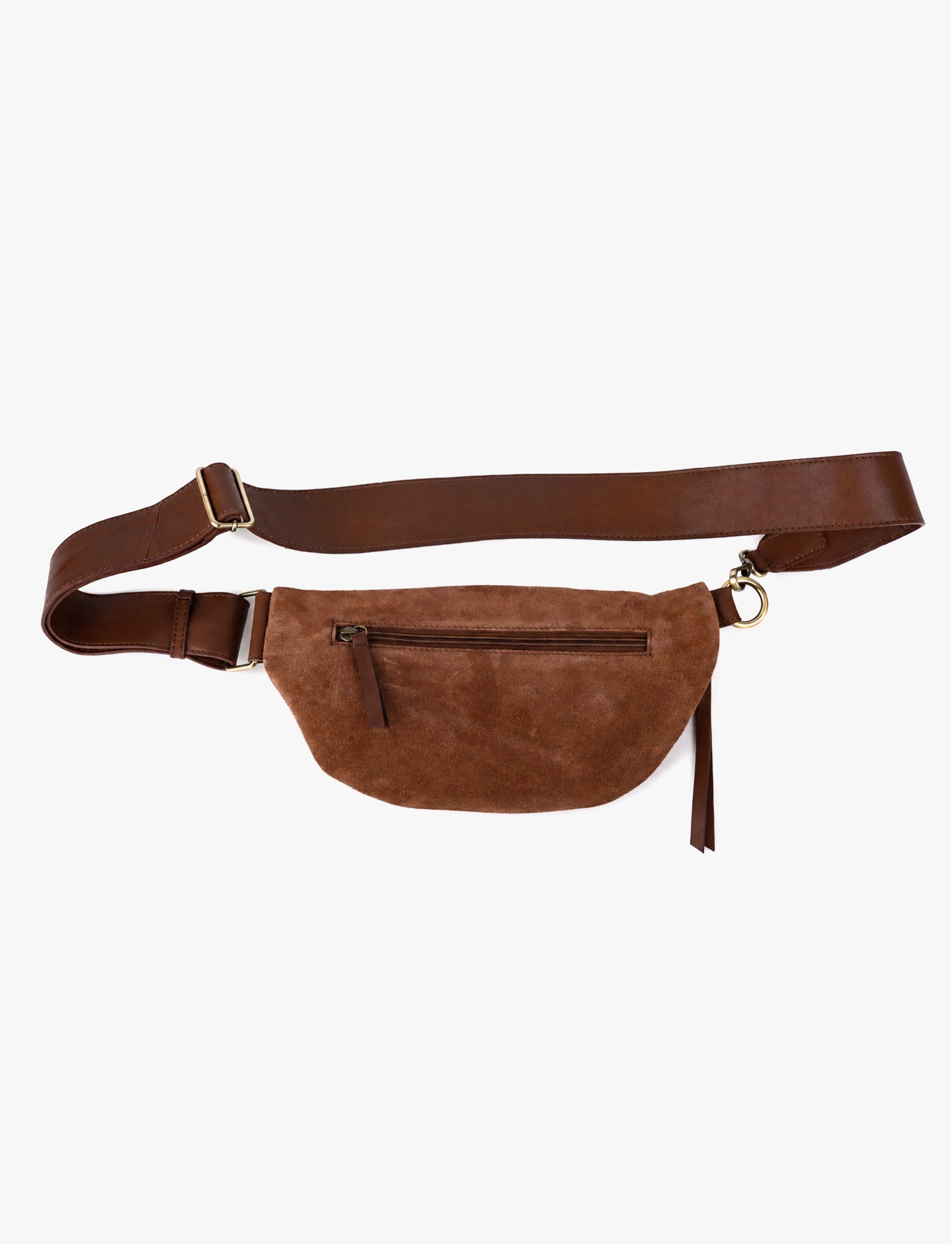 Yael Keidar Suede Waist Bag - פאוץ' מעור יעל קידר לנשים