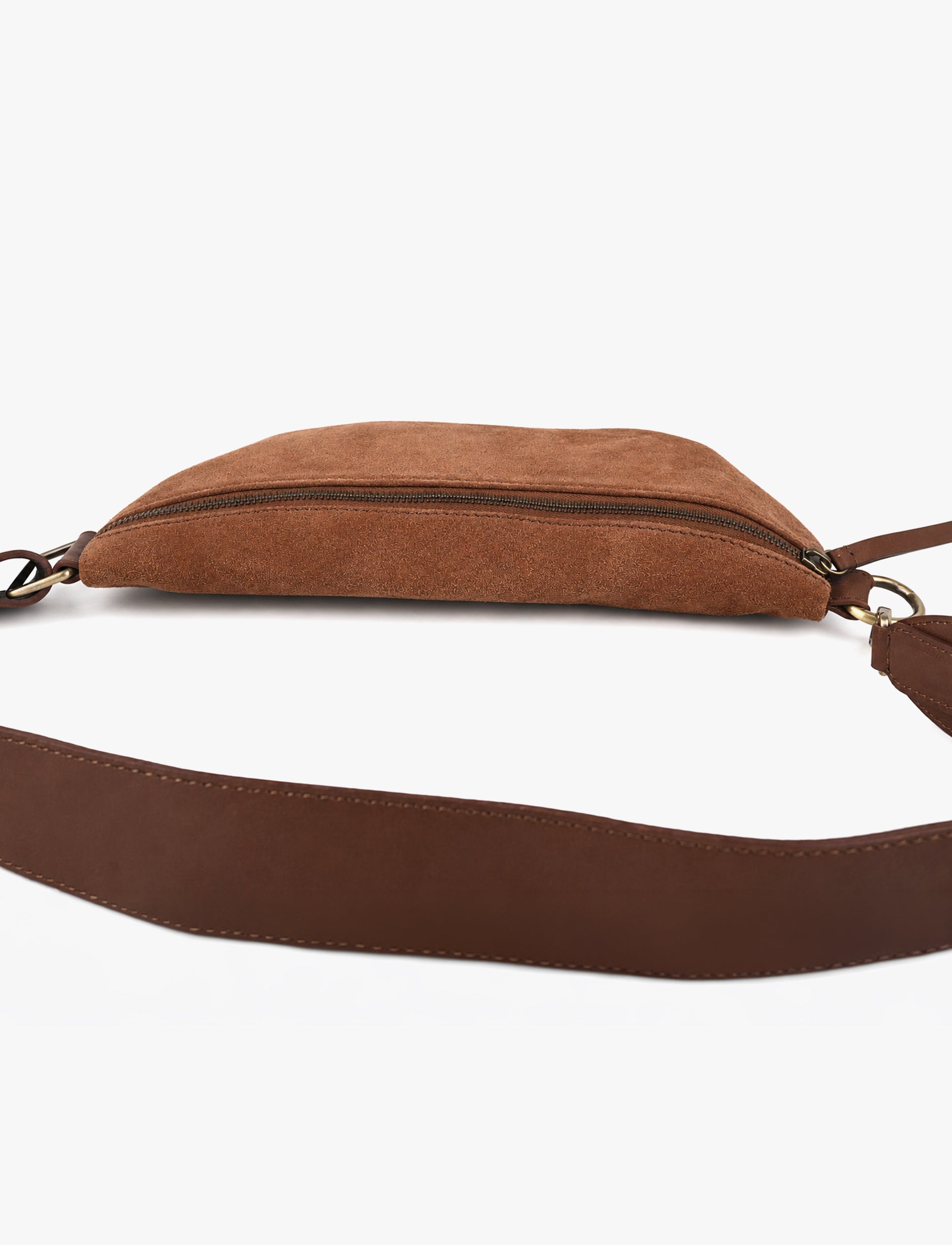 Yael Keidar Suede Waist Bag - פאוץ' מעור יעל קידר לנשים