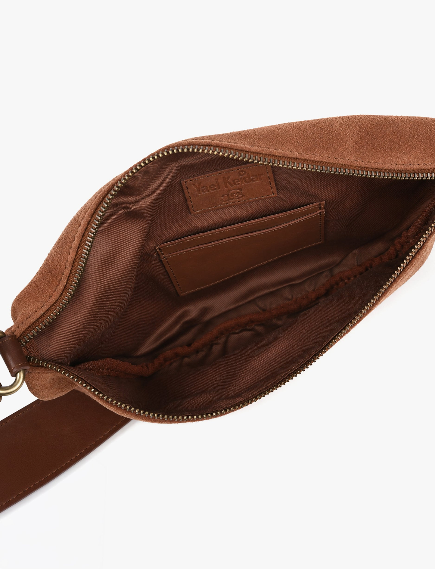 Yael Keidar Suede Waist Bag - פאוץ' מעור יעל קידר לנשים