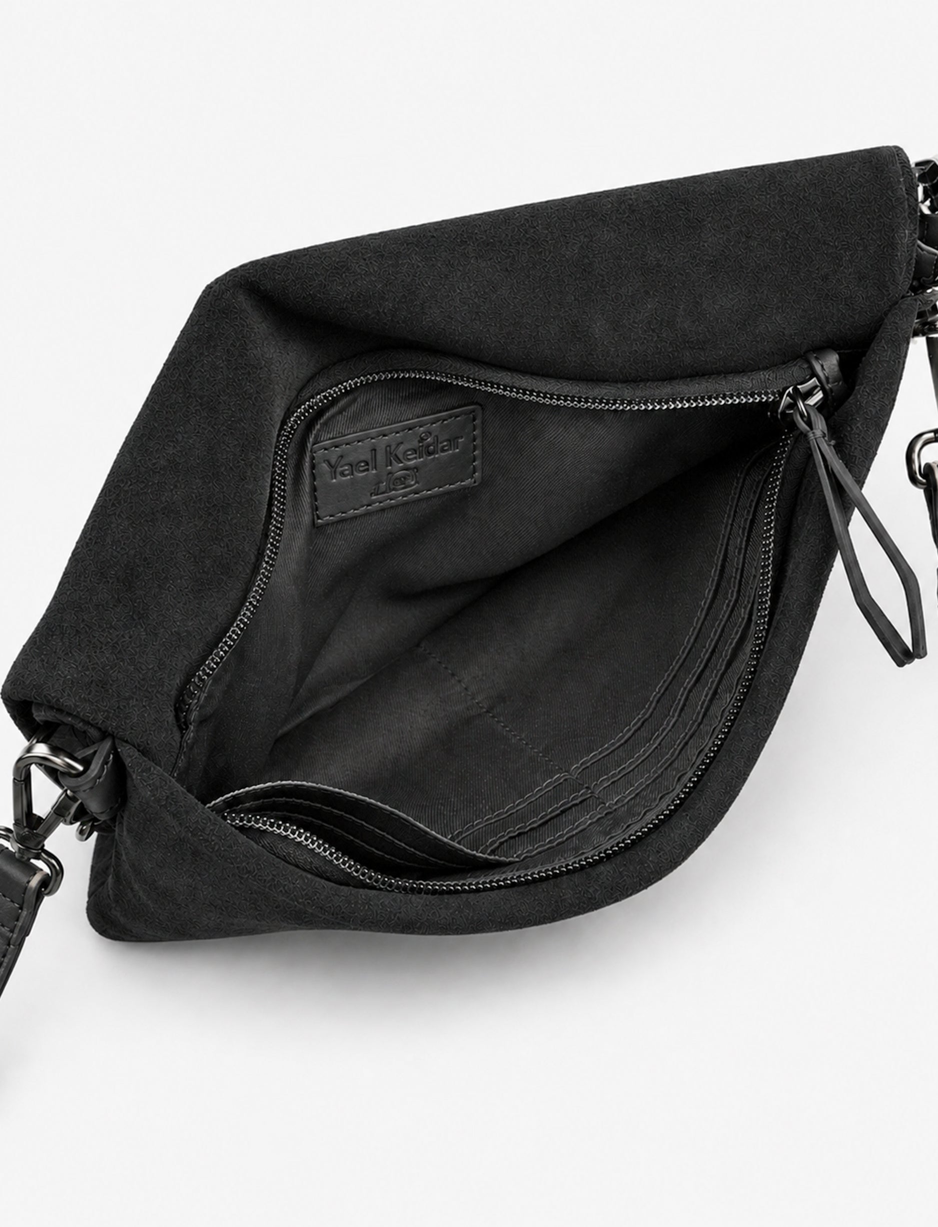 Yael Keidar Suede Envelope Bag - תיק צד מעטפה מעור יעל קידר לנשים