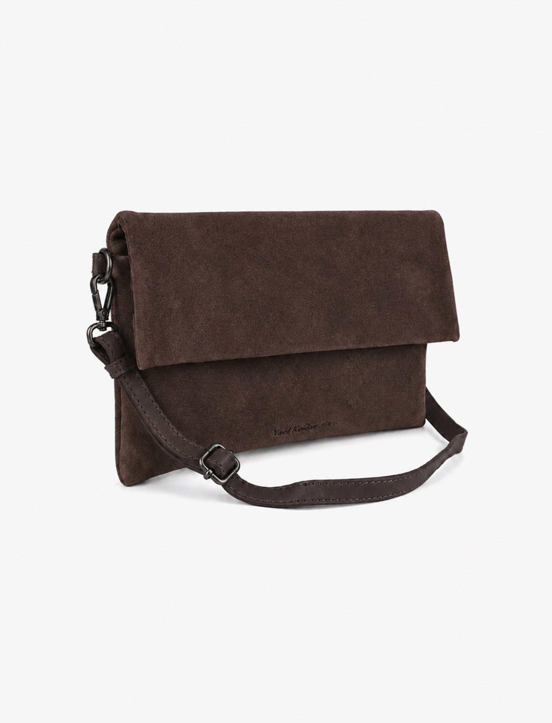Yael Keidar Suede Envelope Bag - תיק צד מעטפה מעור יעל קידר לנשים