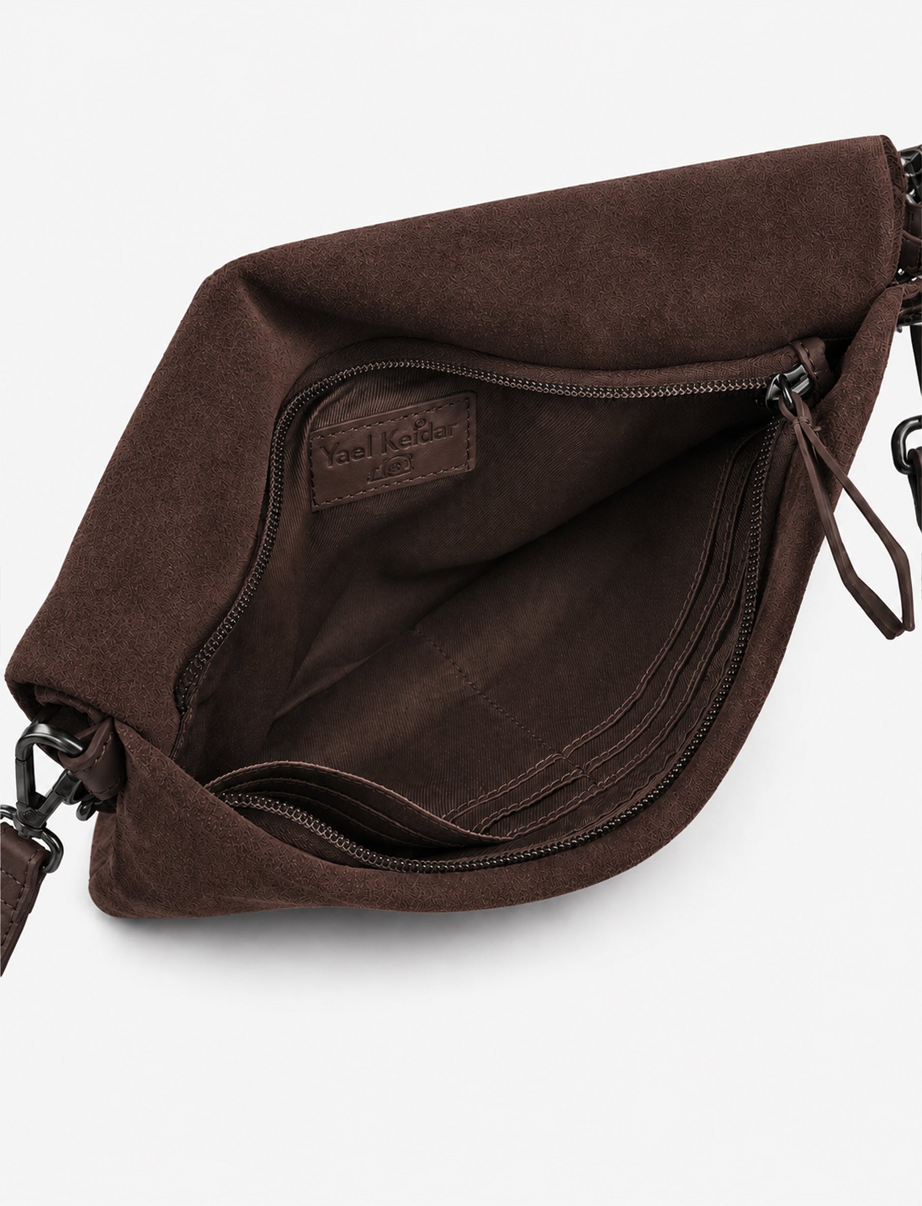 Yael Keidar Suede Envelope Bag - תיק צד מעטפה מעור יעל קידר לנשים