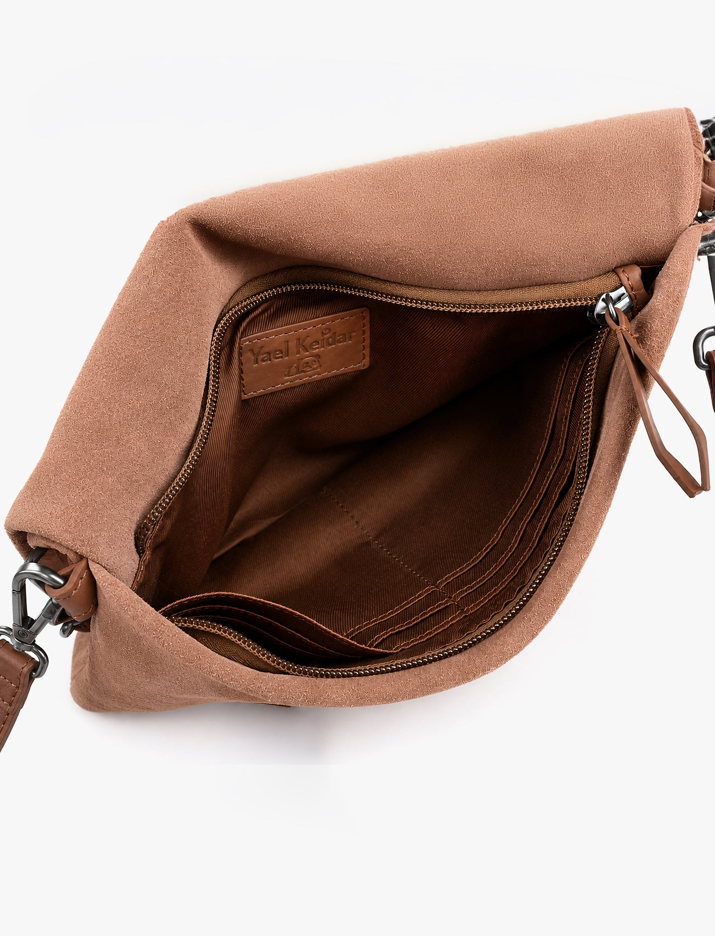 Yael Keidar Suede Envelope Bag - תיק צד מעטפה מעור יעל קידר לנשים