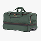 Travelite Wheeled Duffle 70 Cm BASICS - תיק נסיעה על גלגלים 70 ס"מ טרוולייט בצבע ירוק כהה
