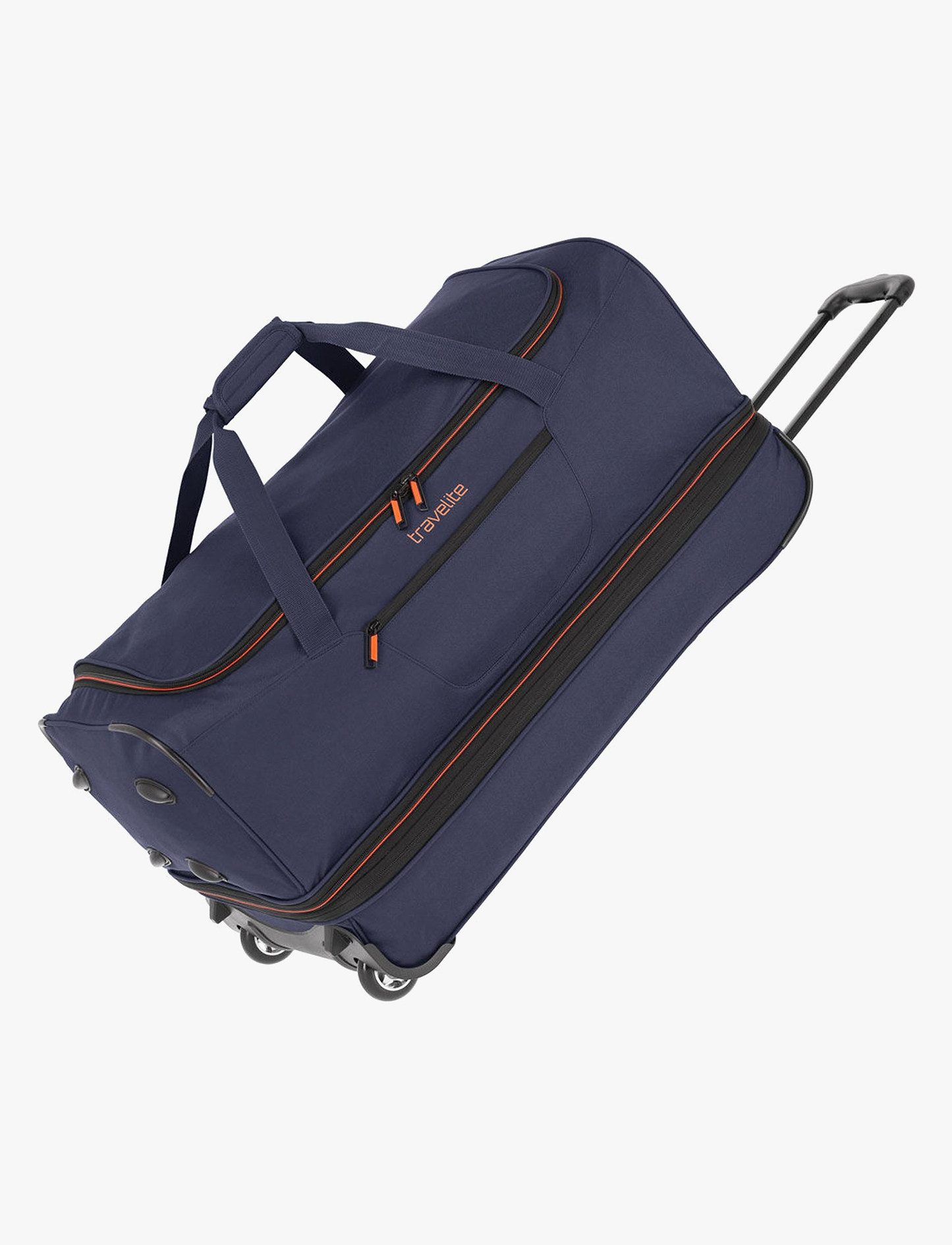 Travelite Wheeled Duffle 55 Cm BASICS - תיק נסיעה על גלגלים 55 ס"מ טרוולייט בצבע נייבי