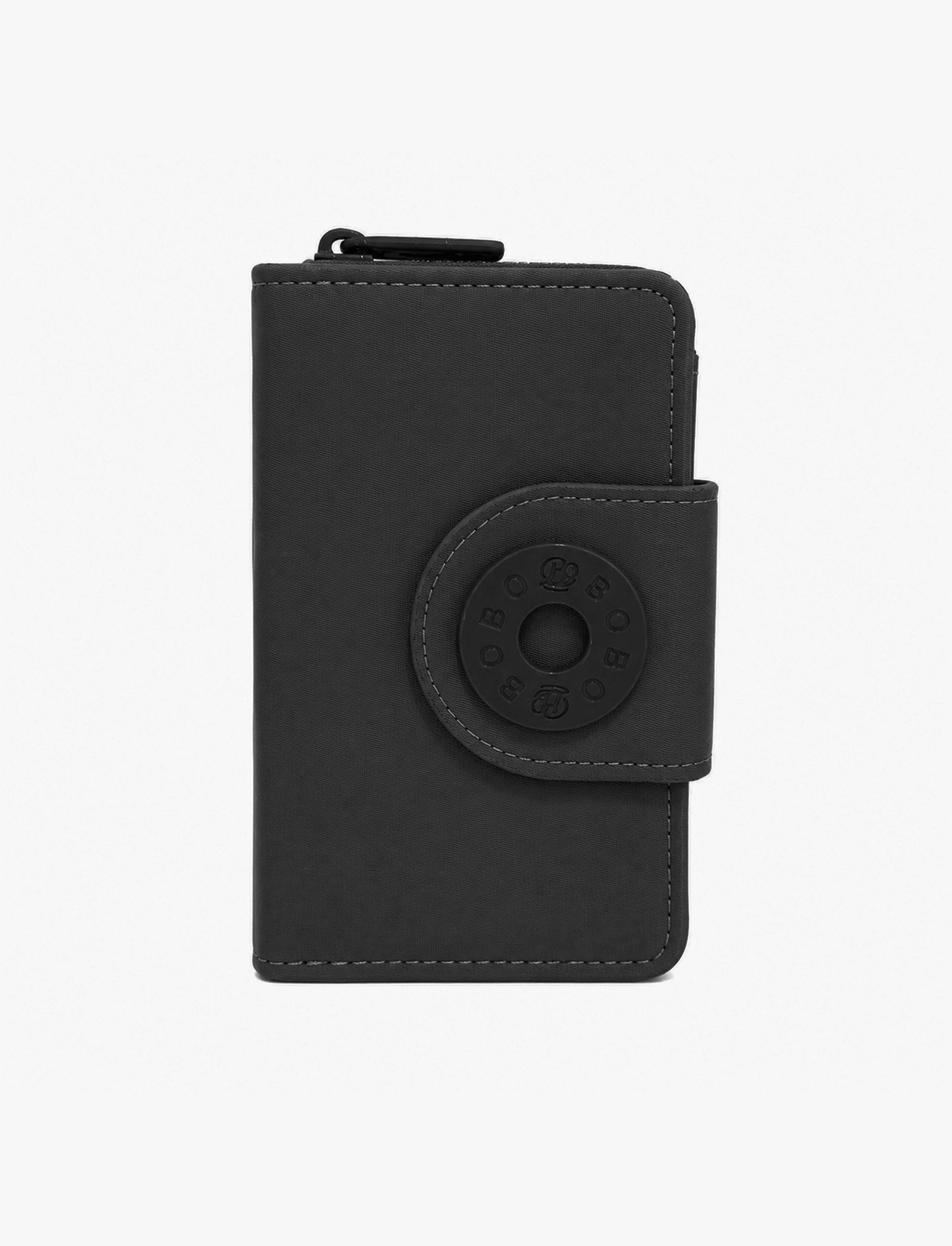 BoBo Large Nylon Wallet X-505 - ארנק ניילון גדול בובו שחור לנשים