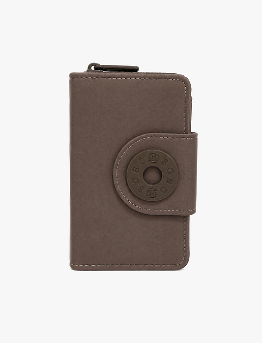 BoBo Large Nylon Wallet X-505 - ארנק ניילון גדול בובו אפור כהה לנשים