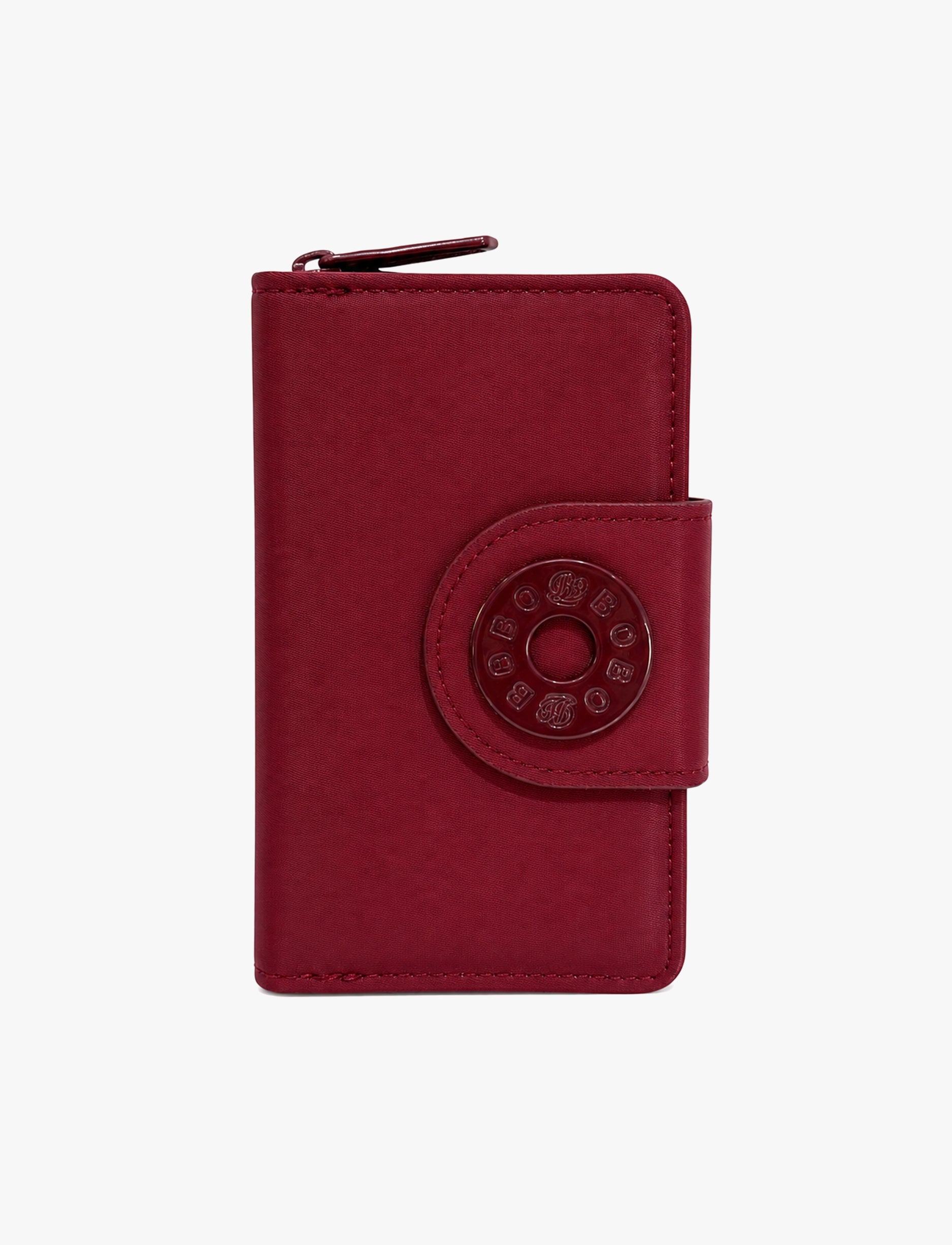 BoBo Large Nylon Wallet X-505 - ארנק ניילון גדול בובו בורדו לנשים