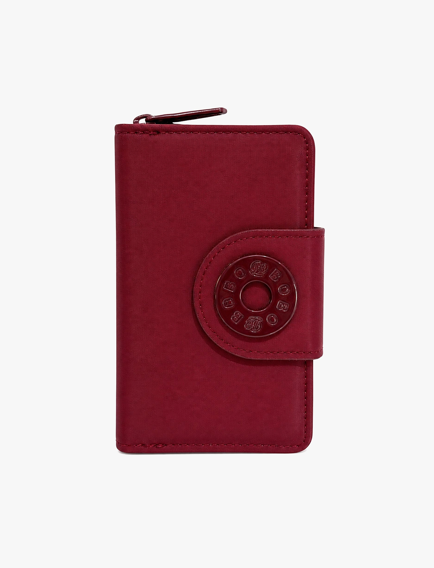 BoBo Large Nylon Wallet X-505 - ארנק ניילון גדול בובו בורדו לנשים