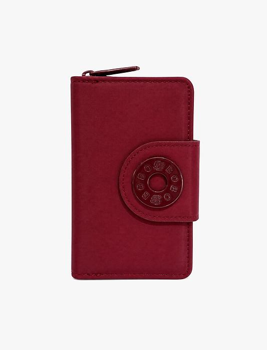 BoBo Large Nylon Wallet X-505 - ארנק ניילון גדול בובו בורדו לנשים