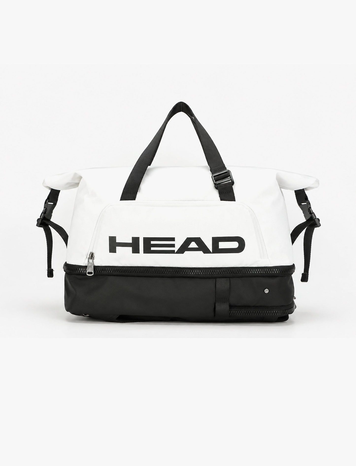 Head Travel Duffle Bag - תיק נסיעות דאפל בצבע שחור/לבן