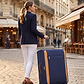 Delsey Montmartre Soft Luggage Set - סט 3 מזוודות רכות דלסי בצבע נייבי