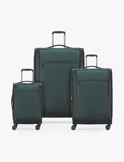 Delsey Montmartre Soft Luggage Set - סט 3 מזוודות רכות דלסי בצבע ירוק
