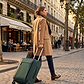 Delsey Montmartre Soft Luggage Set - סט 3 מזוודות רכות דלסי בצבע ירוק