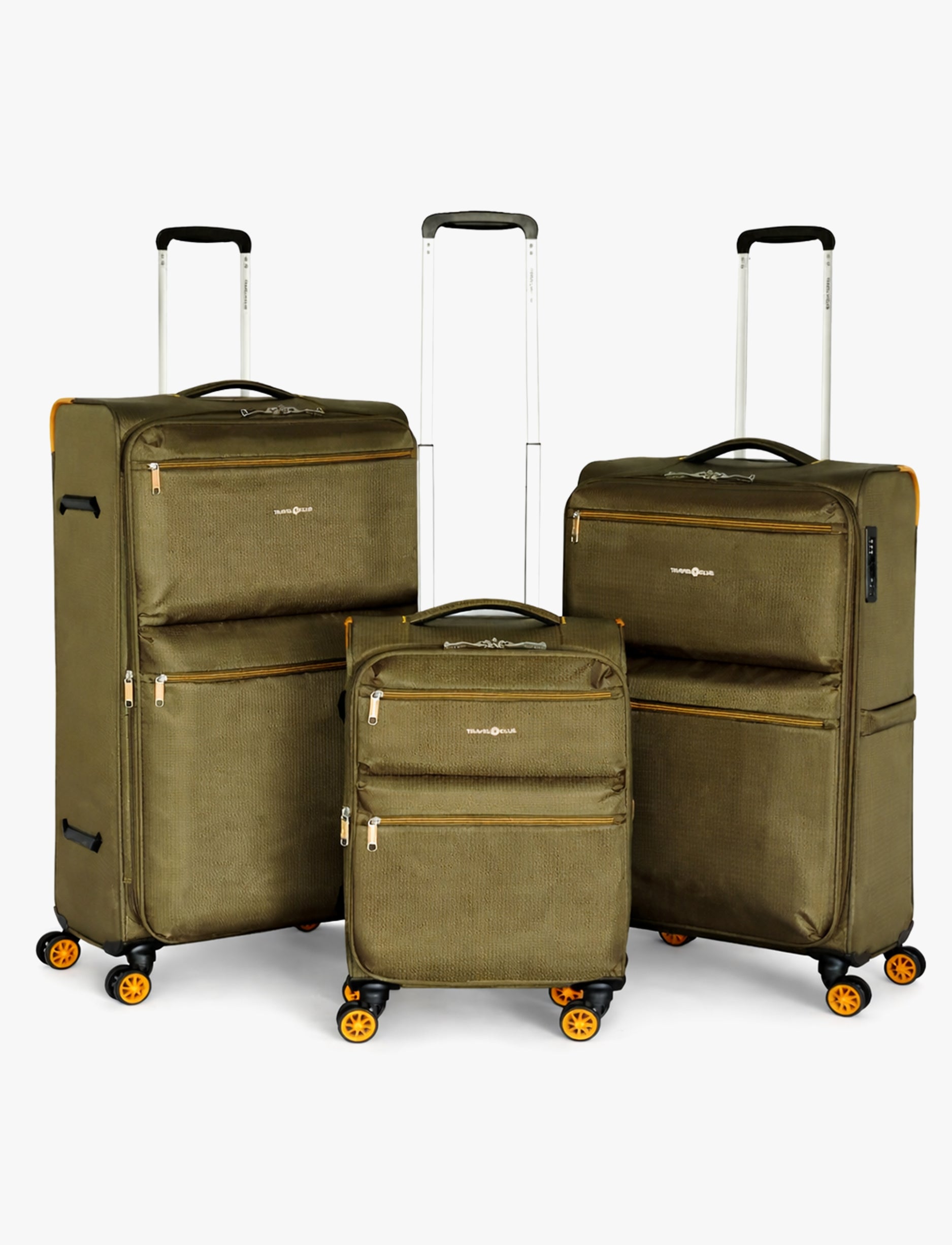 Travel Club - סט 3 מזוודות רכות 20/26/30 אינץ'