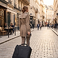 Delsey Datum Cabin Trolley  - מזוודת טרולי עלייה למטוס דלסי  38 ס"מ בצבע שחור