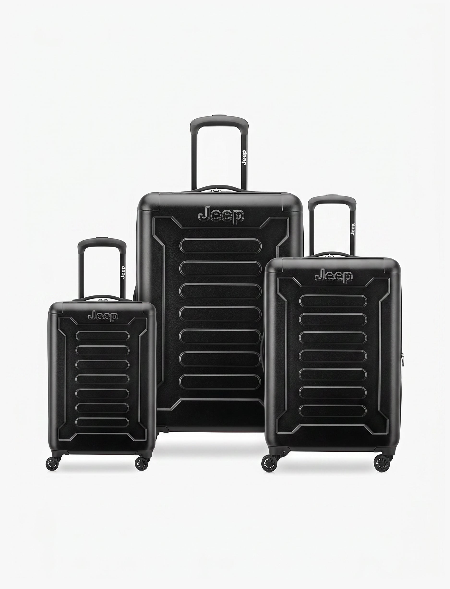 Jeep JH004C Hard Luggage Set - סט מזוודות קשיחות ג'יפ