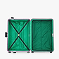 Delsey Color Block Hard Val TR - מזוודה קשיחה דלסי ללא רוכסן בצבע סגול
