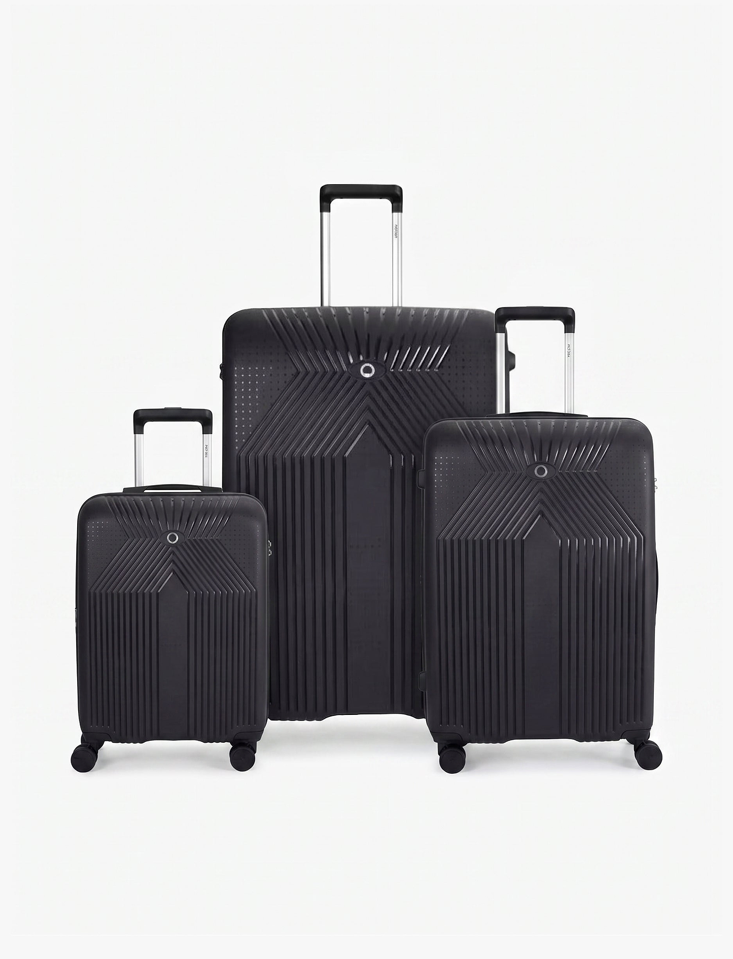 Delsey Ordener Hardside Luggage Set - סט 3 מזוודות קשיחות דלסי בצבע שחור