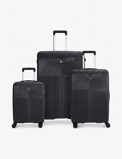 Delsey Ordener Hardside Luggage Set - סט 3 מזוודות קשיחות דלסי בצבע שחור
