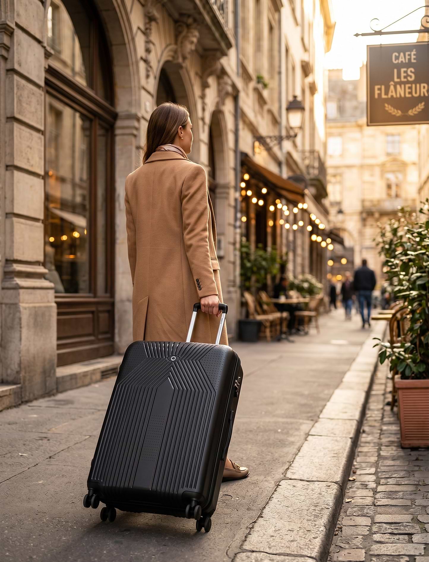Delsey Ordener Hardside Luggage Set - סט 3 מזוודות קשיחות דלסי