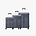 Delsey Ordener Hardside Luggage Set - סט 3 מזוודות קשיחות דלסי
