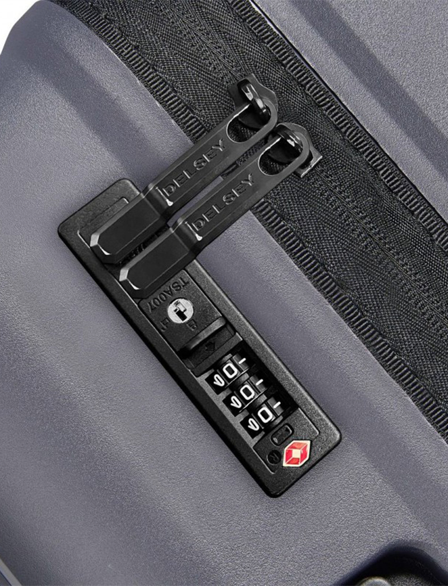 Delsey Ordener Hardside Luggage Set - סט 3 מזוודות קשיחות דלסי בצבע אפור