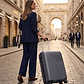Delsey Ordener Hardside Luggage Set - סט 3 מזוודות קשיחות דלסי בצבע אפור