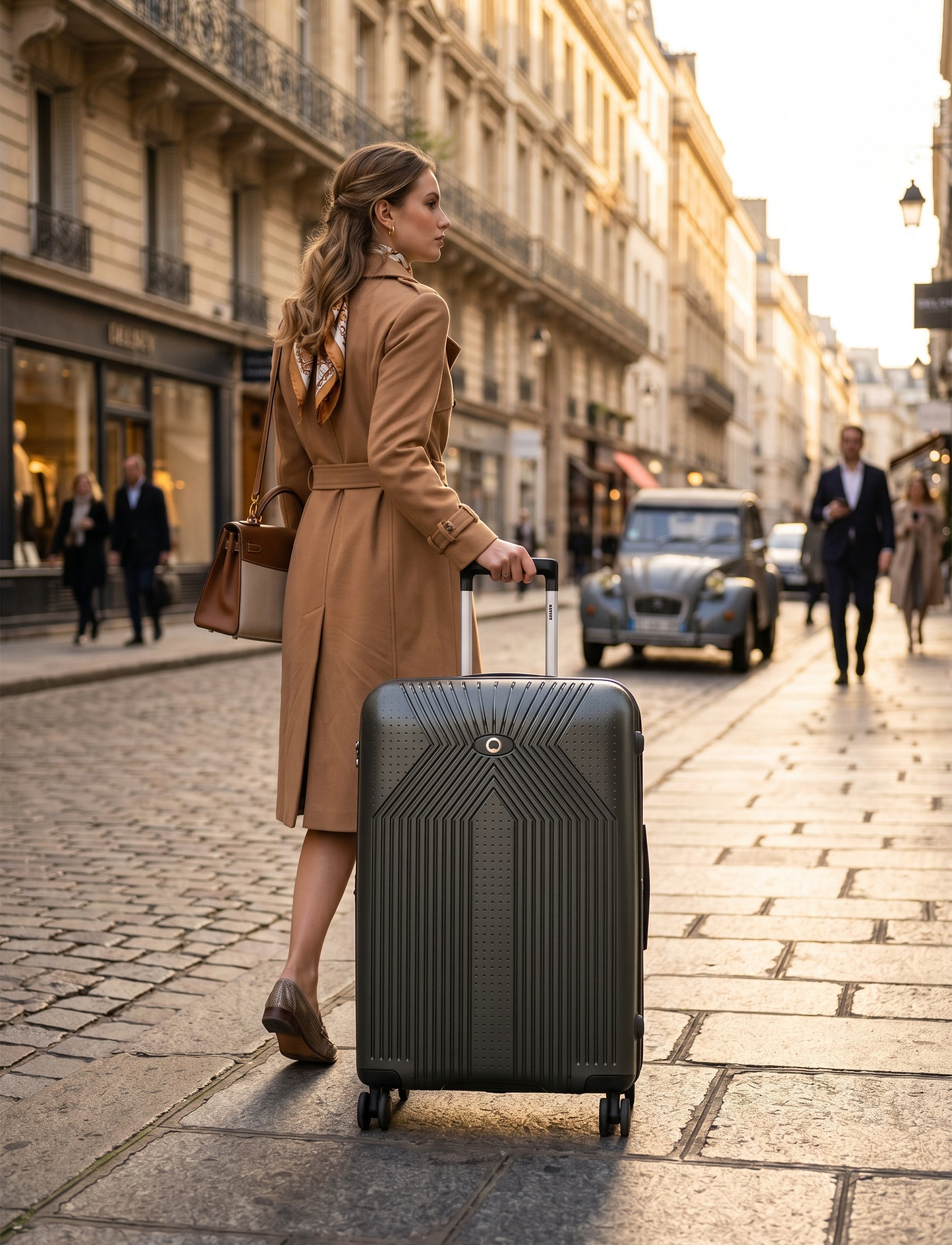 Delsey Ordener Hardside Luggage Set - סט מזוודות קשיחות דלסי