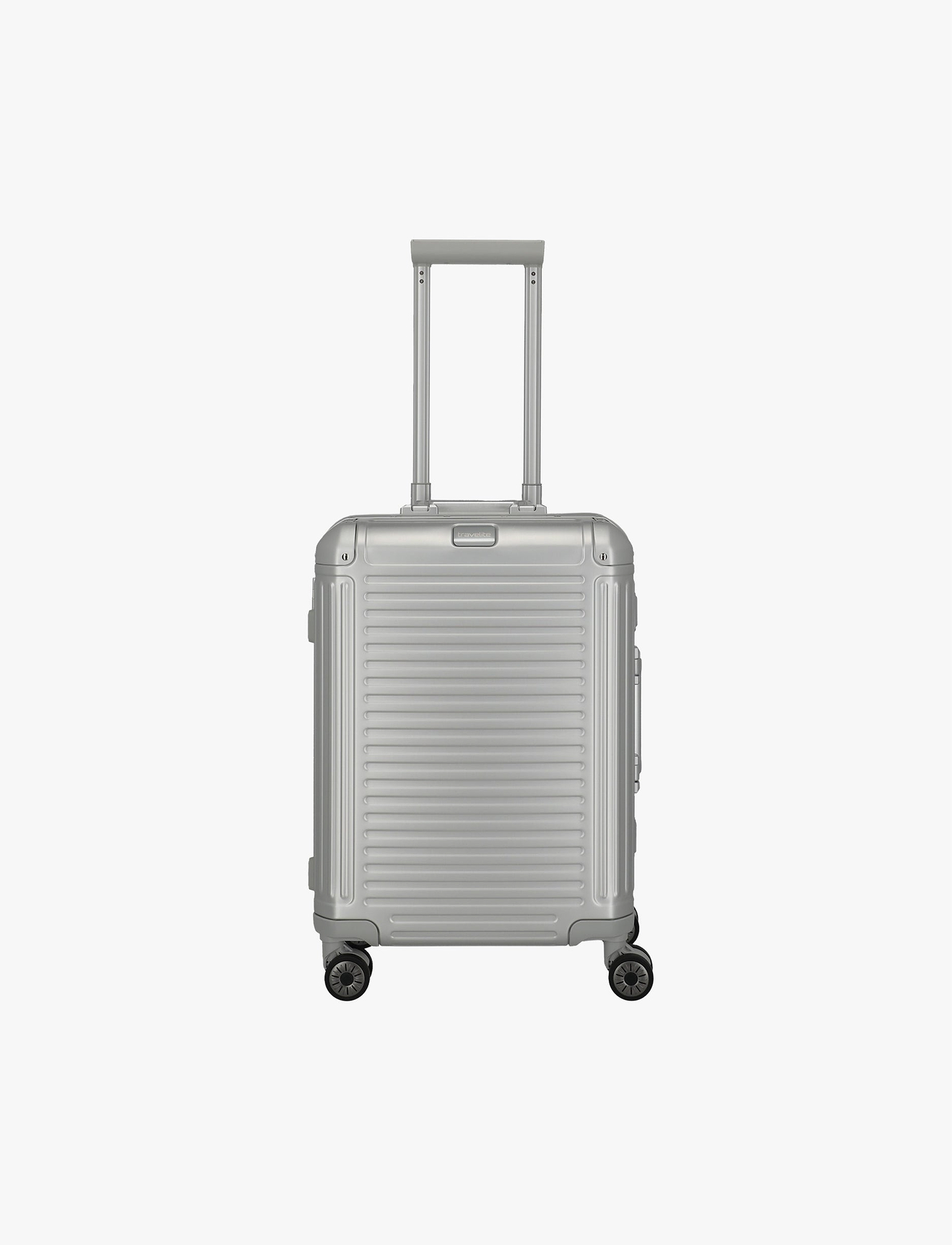 Travelite Next Hardside Luggage  - מזוודת אלומיניום טרוולייט 30 אינץ' בצבע כסף