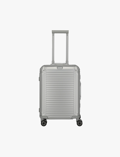Travelite Next Hardside Luggage  - מזוודת אלומיניום טרוולייט 30 אינץ' בצבע כסף