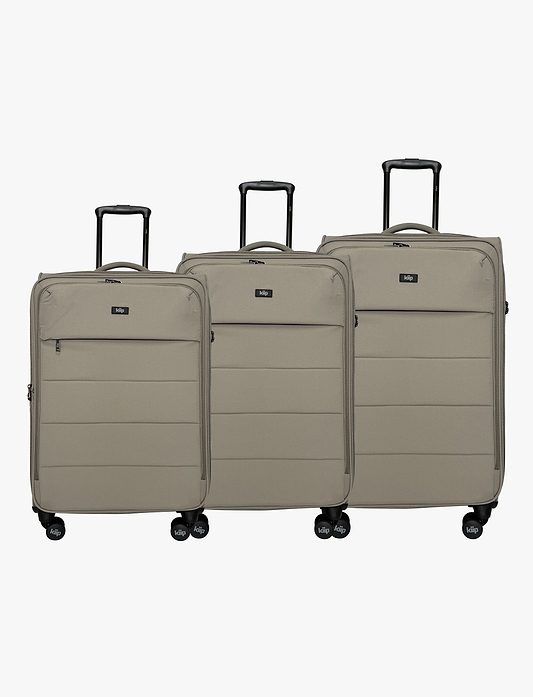 Kiip Cosmopolitan - סט 3 מזוודות רכות 20/26/30 אינץ'