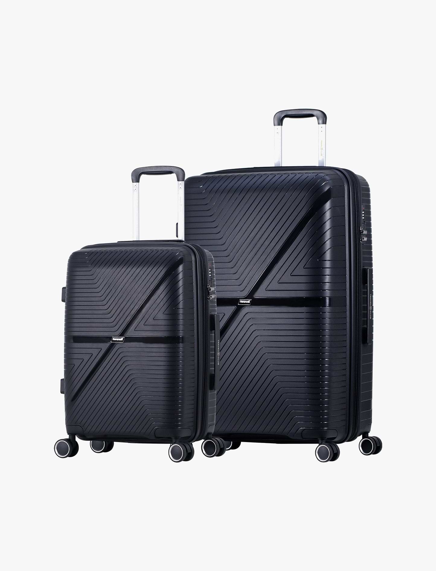 Travel Club - 'סט זוג מזוודות קשיחות 20/28 אינץ