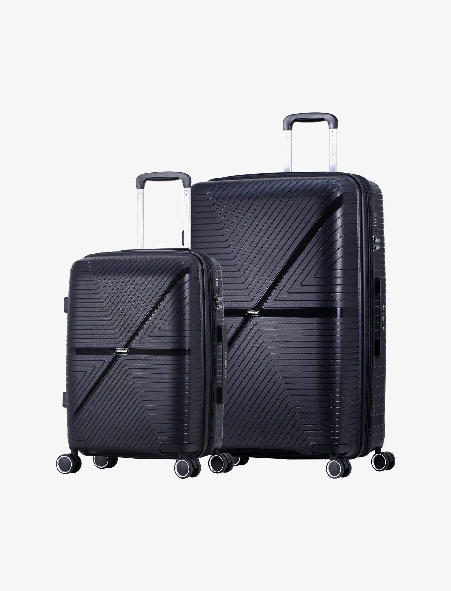 Travel Club - 'סט זוג מזוודות קשיחות 20/28 אינץ