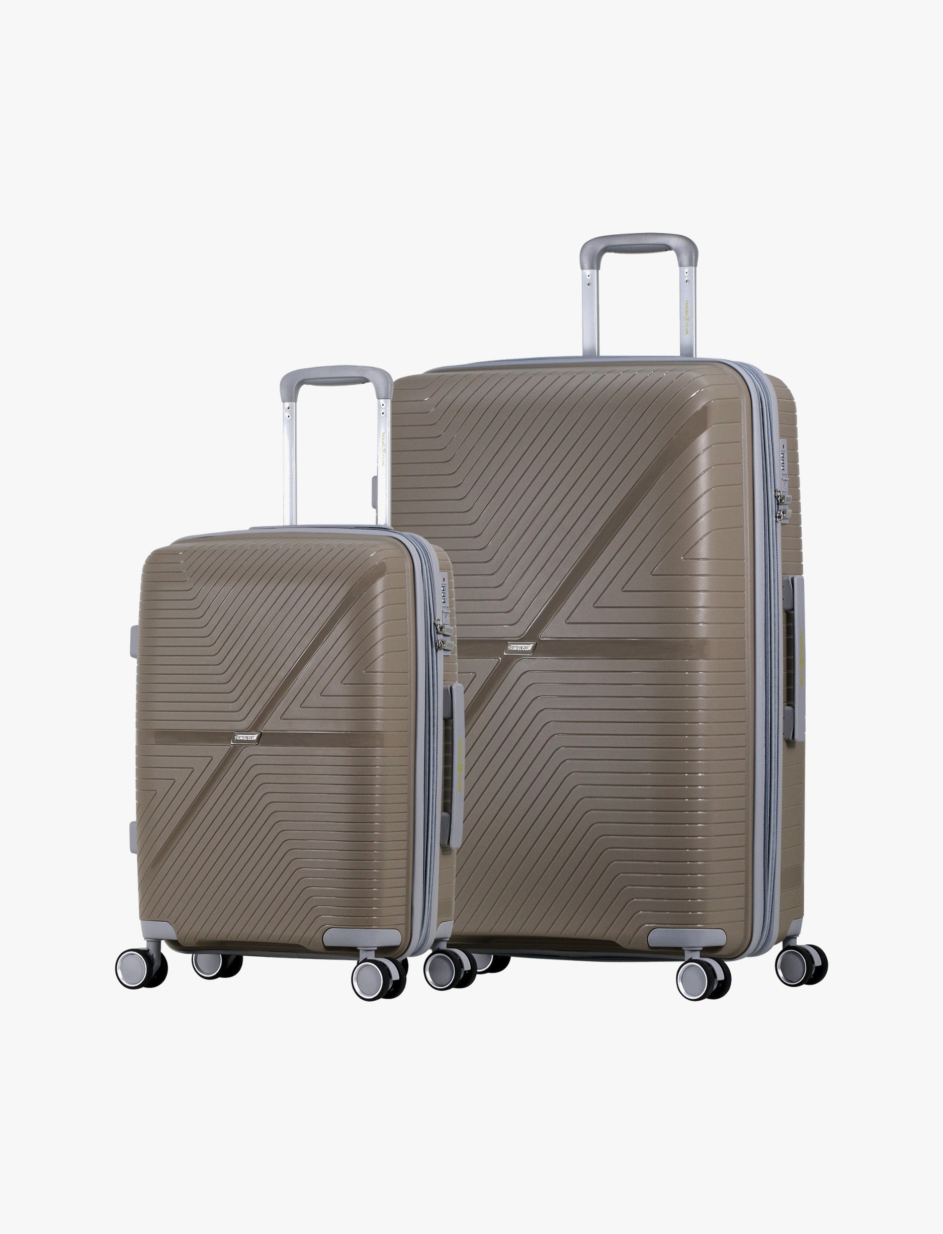 Travel Club - 'סט זוג מזוודות קשיחות 20/28 אינץ