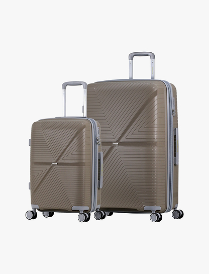 Travel Club - 'סט זוג מזוודות קשיחות 20/28 אינץ