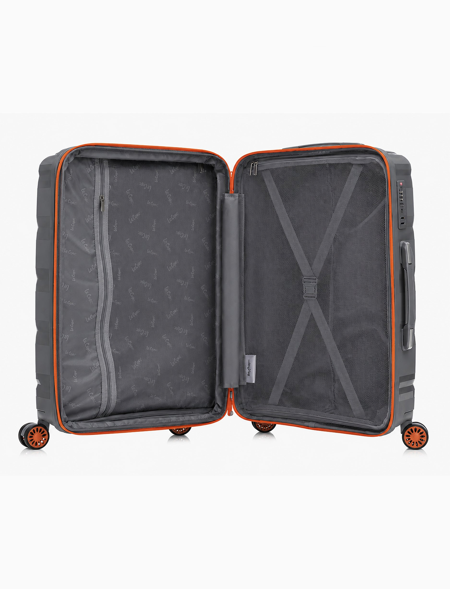 Lee Cooper Hardside Luggage PP LC ONYX - סט 3 מזוודות קשיחות לי קופר