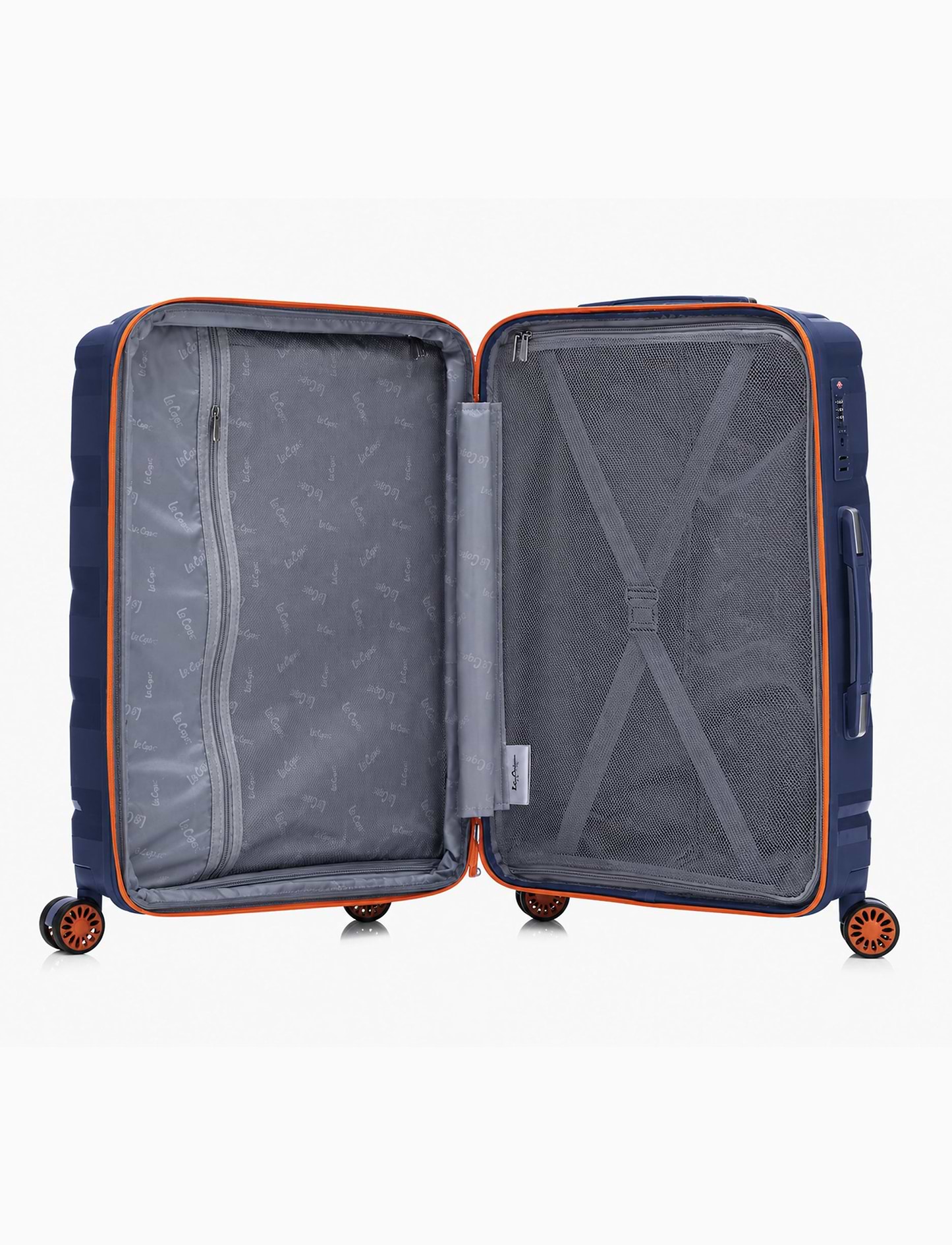 Lee Cooper Hardside Luggage PP LC ONYX - סט 3 מזוודות קשיחות לי קופר