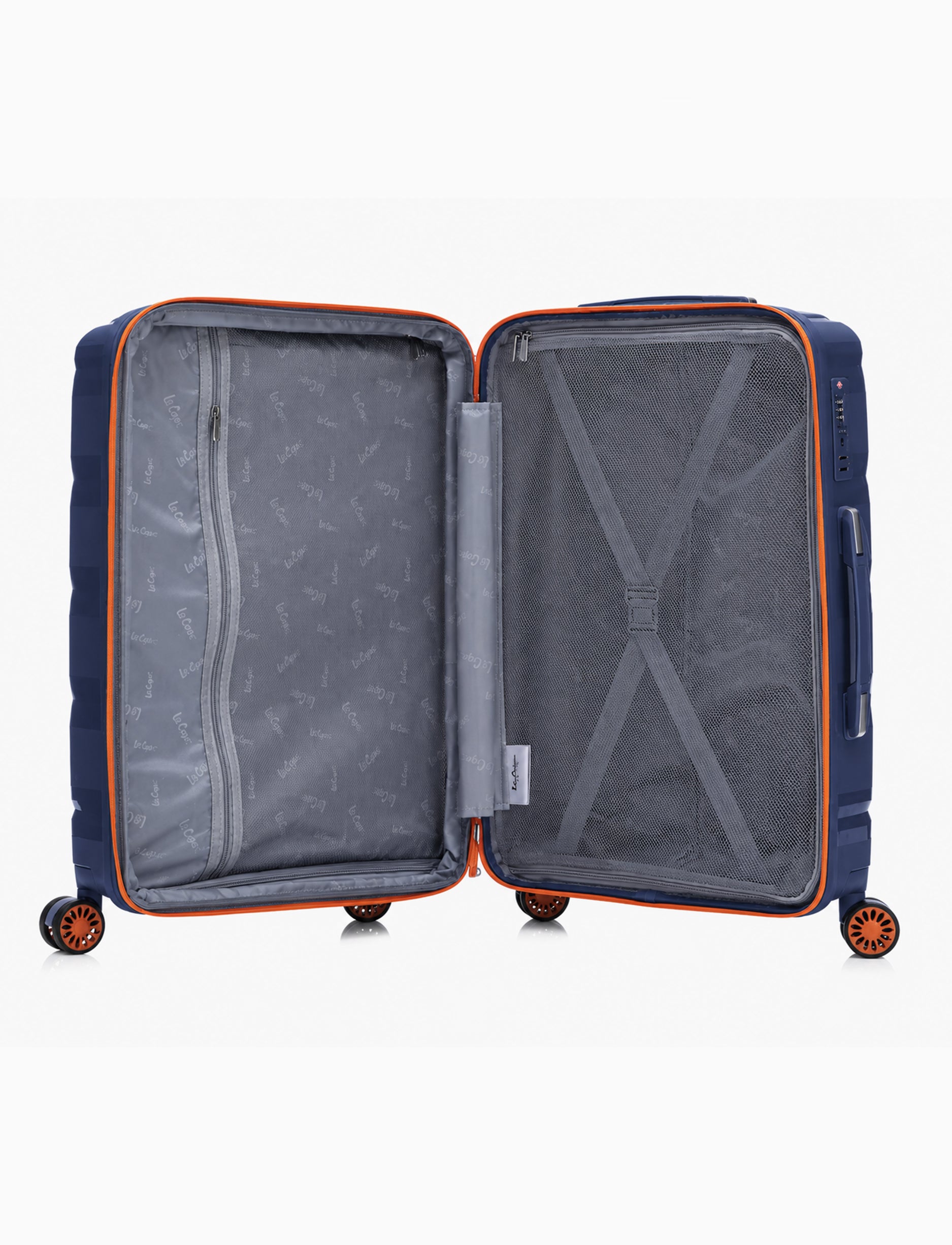 Lee Cooper Hardside Luggage PP LC ONYX - סט 3 מזוודות קשיחות לי קופר