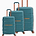 Lee Cooper Hardside Luggage PP LC ONYX - סט 3 מזוודות קשיחות לי קופר