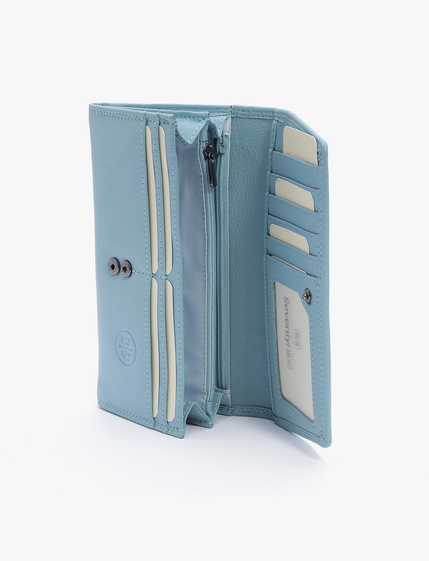 Seventy Nine wallet 79049 - ארנקי עור סבנטי ניין לנשים בצבע כחול שמיים