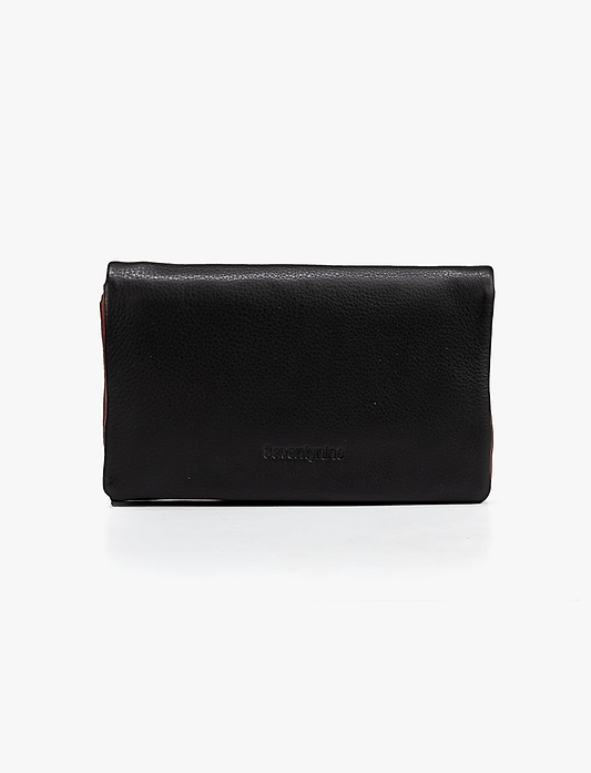Seventy Nine Wallet 79549 - ארנקי עור סבנטי ניין לנשים בצבע שחור