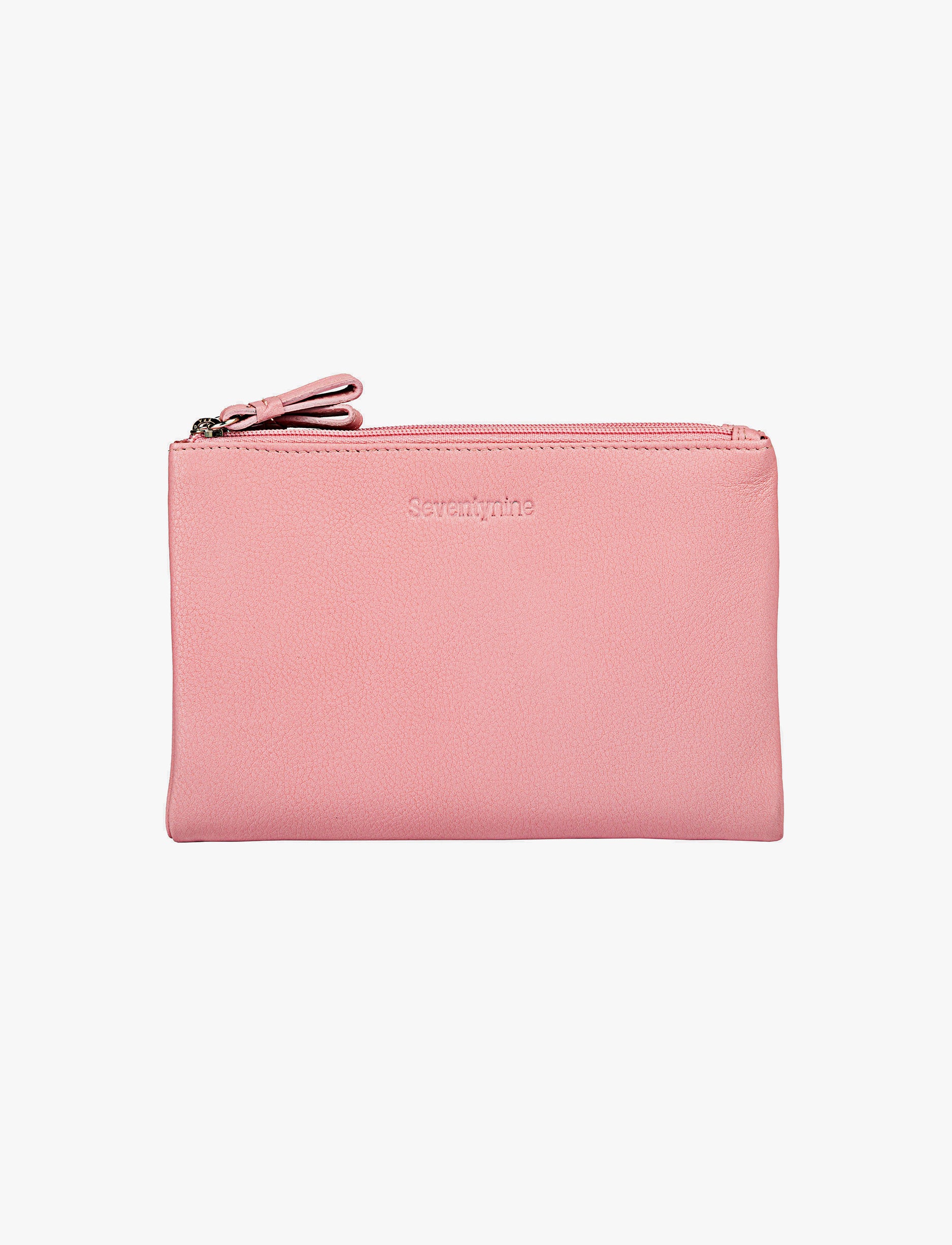 Seventy Nine Napa Leather Wallet - ארנק עור נפה סבנטי ניין ורוד לנשים